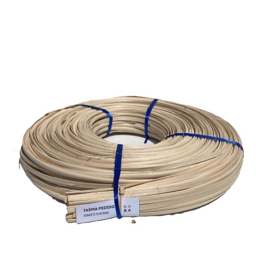 Taśma rattanowa PEDDIG 5-6 mm 500 gr - zwinięta e krążek