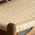 Krzesło wyplatane rattanem 5 mm GOLD. Projekt Hans j. Wegner