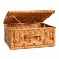 Walizka wiklinowa 40 cm – widok otwartej walizki